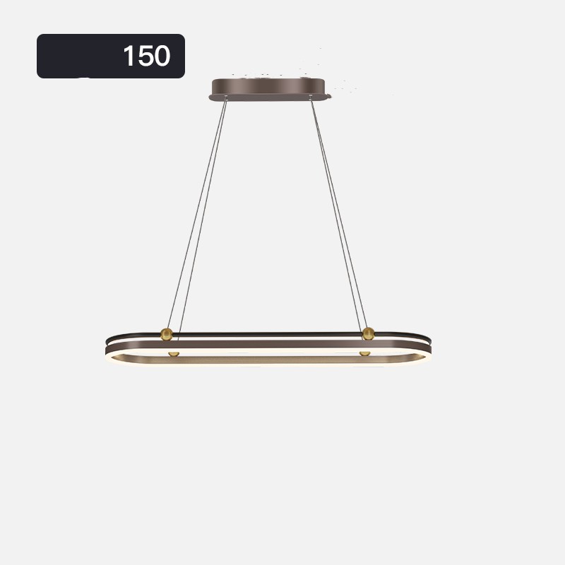 Dining Room Chandelier Modern Creative Personality Art Table Bar Long Chandelier / Coffee / 80cm