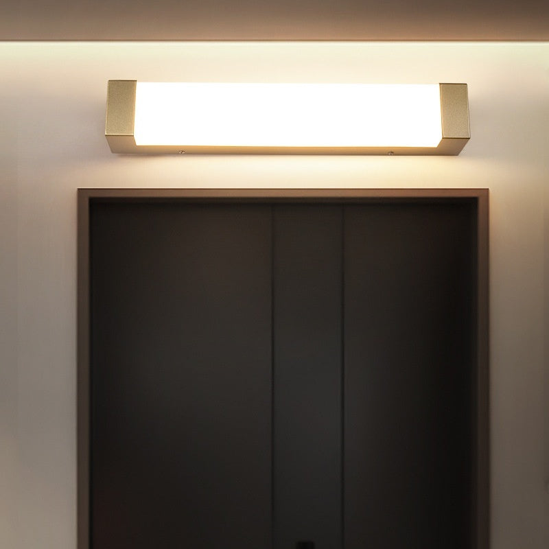Long Wall Sconce Outdoor Courtyard Light / 24W / Black / 45cm