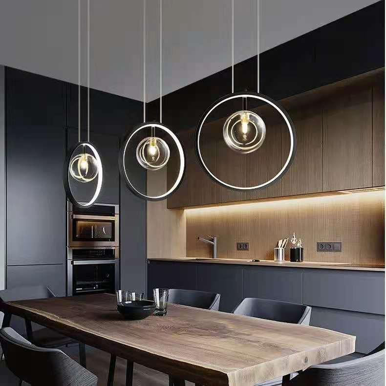 Modern Bubble Chandelier For Staircase Bedroom / Single head / Trichromatic light