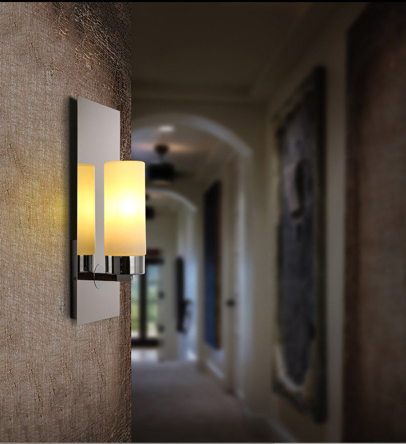 Modern Minimalist Bedroom Bedside Creative Candlestick Wall Lamp / Without Light Source / Single Head