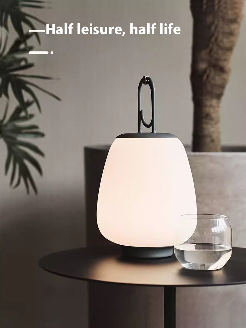 Nordic Designer Model Room Chinese Style Table Lamp / Gray