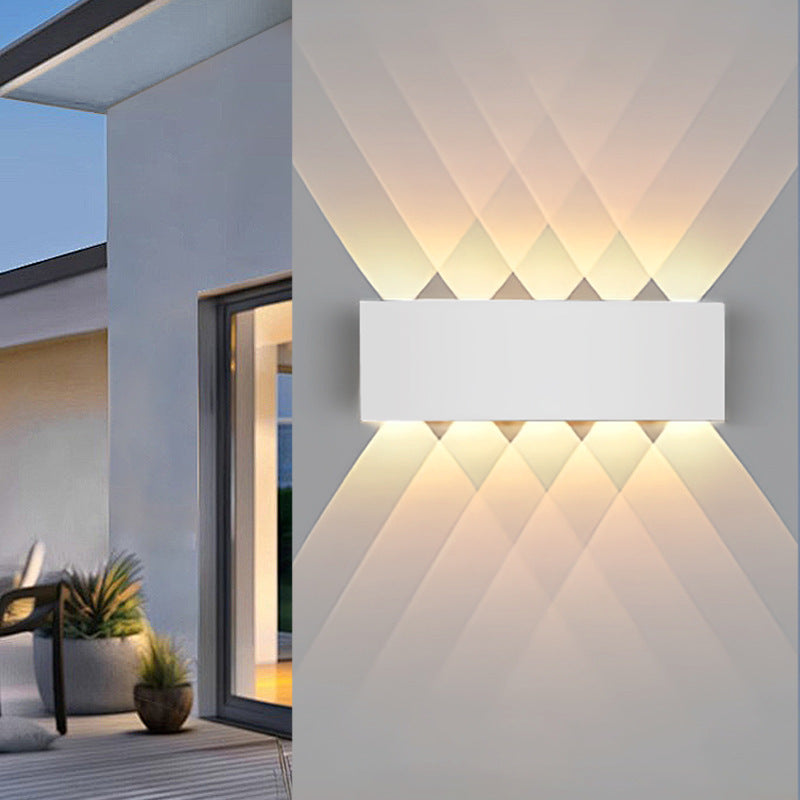 Outdoor LED White Telescope Wall Lamp Waterproof / 8W White Light