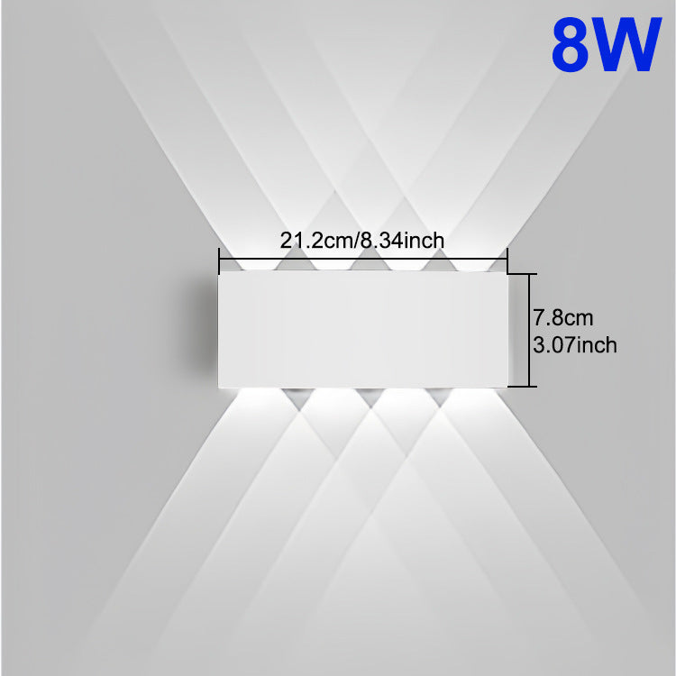 Outdoor LED White Telescope Wall Lamp Waterproof / 6W White Light