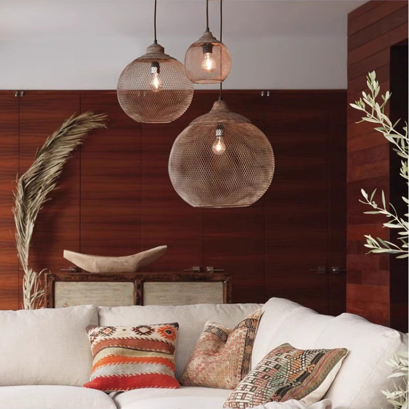 Retro Industrial Style Iron Iron Net Chandelier / Medium Chandelier