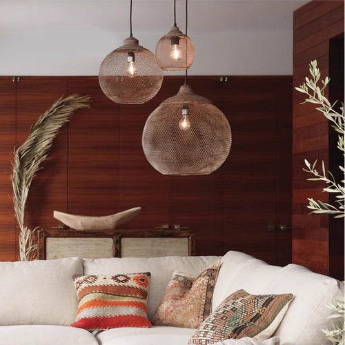 Retro Industrial Style Iron Iron Net Chandelier / Medium Chandelier
