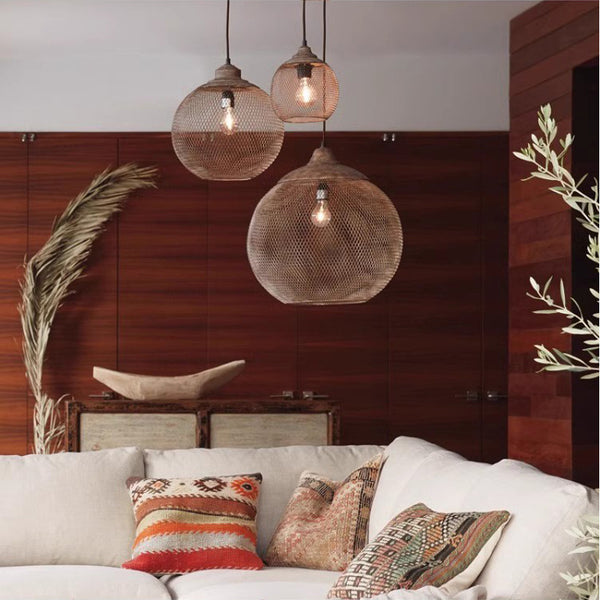 Retro Industrial Style Iron Iron Net Chandelier / Medium Chandelier