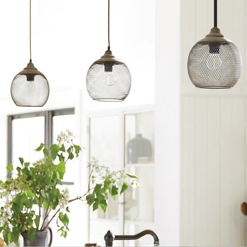 Retro Industrial Style Iron Iron Net Chandelier / Large Chandelier