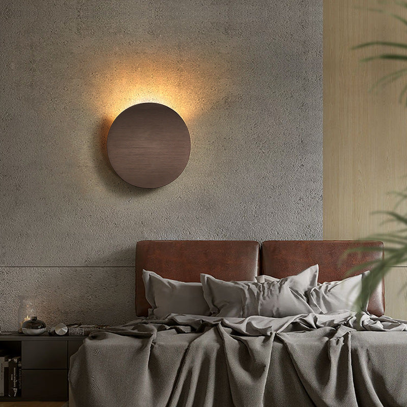 Simple Bedside Lamp Round Aisle Wall Lamp / 6W / Too Empty Gray