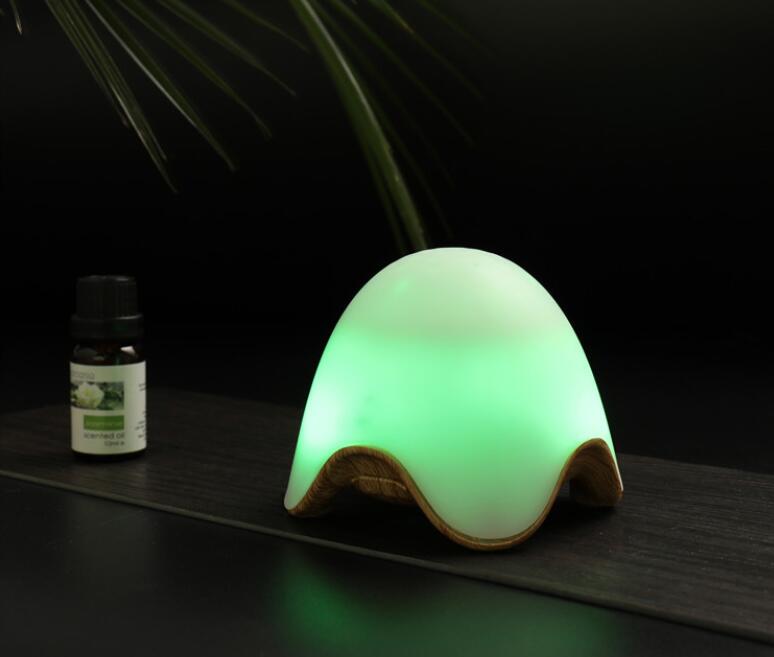 USB charging colorful mute aromatherapy machine / Brown